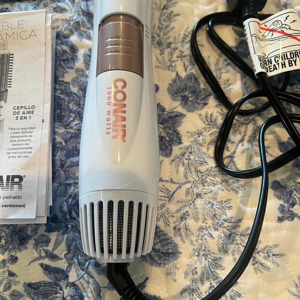 Conair Double Ceramic White Hair Styler with Attachments - Picture 4 of 5